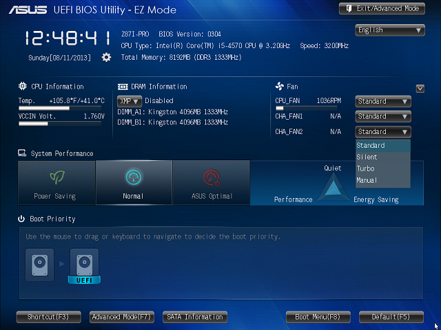 BIOS - EZ-Mode